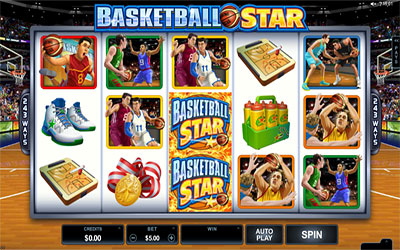 Sample image of a basketball theme slot