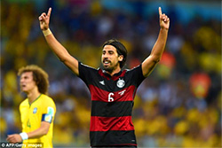 Германия - Бразилия 7:1: Сами Хедира приносит выигрыш умопомрачительной ставки