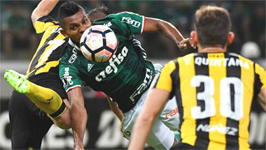 Palmeiras luchó duro contra Peñarol